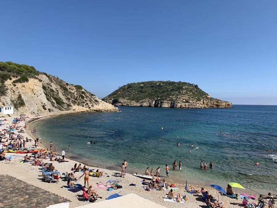 Una de las calas de Jávea